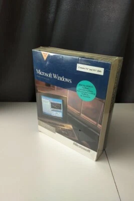 Microsoft Windows Graphical Environment for DOS - Sealed with Bonus Daybook - Image 1 of 4