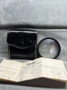 Vintage Vivitar Coated Close-Up Objektive 52mm No 1, 2, 3 Macro Case Anleitung - Bild 1 von 10