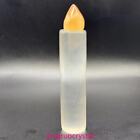 1pc Moroccan Selenite Crystal Candle Healing Chakra Hand Polished 5in