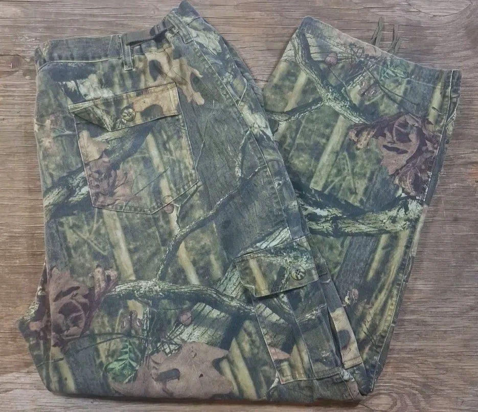 Pantalones camuflados Russell Outdoors para hombre 3XL roble musgo ruptura infinito carga caza Foto 1 de 4
