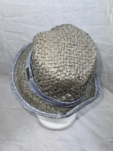 STERNTALER UNISEX KIDS GREY 100% PAPER BROWLER HAT UK SIZE 9-12 MONTHS HT014 - Picture 1 of 4
