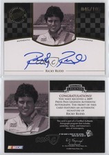 2009 Press Pass Legends Auto Gold /105 Ricky Rudd Auto