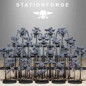 Scavenger Drones (x20)/TTRPG/Wargaming/GrimDrak/3DPrint/Station Forge - Foto 1 di 8