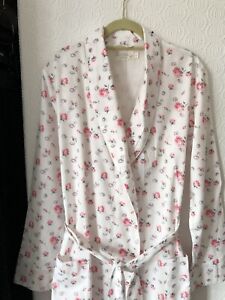 Cath Kidston floral cotton robe / dressing gown.S  10-12. Brand New No Tags.