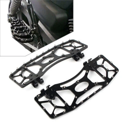 Foot Pegs Wide Floorboard Floor Board MX Fit Touring Electra Road Glide Dyna FLD - Image 1 of 4