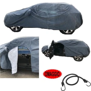 TELO COPRIAUTO FELPATO PER AUTO ANTIGRANDINE IMPERMEABILE TG.L 482X196X140CM - Foto 1 di 7