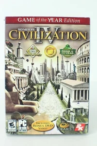 Sid Meier's Civilization IV Game PC, CD-ROM Software Pre-Owned - Picture 1 of 12