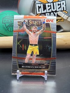 2022 Panini Prizm UFC Base #168 Matheus Nicolau Rookie (CH)