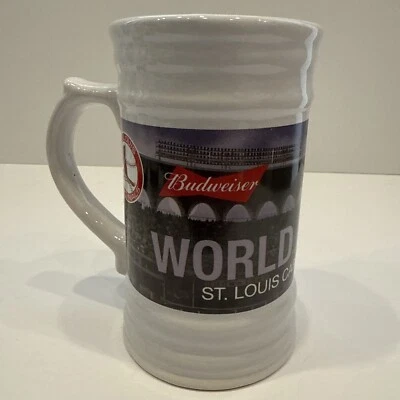 St. Louis Cardinals 1967 World Series Champion Beer Stein Cards Budweiser New - Image 1 of 4