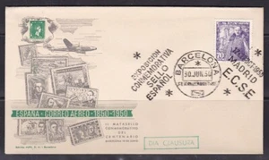 1950 - España - Exposicion Conmemorativa Sello Español - Barcelona - Imagen 1 de 2