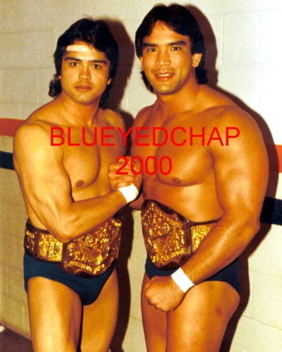 FOTO DE LUCHA LIBRE DE 8 X 10 JAY YOUNGBLOOD & RICKY LUCHADOR DE BARCO DE VAPOR NUEVA Foto 1 de 1