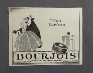 PUB PUBLICITE ANCIENNE ADVERT CLIPPING 031017 / PARFUM BOURJOIS FARDS PASTELS - Picture 1 of 1