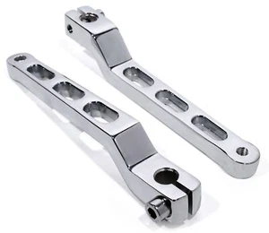 Schaltwippe Schalthebel Schaltpedale Chrom f Harley Davidson Softail FLH E Glide - Picture 1 of 3