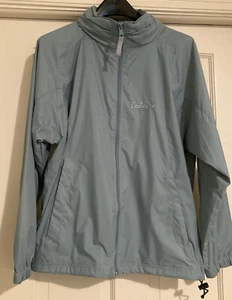 Cabela’s Blue Aqua Nylon Light Windbreaker   Polyester Mesh Lining  Sz M Jacket - Picture 1 of 12