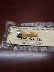 MC1535G Motorola Dual Op-Amp IC, TO-99 metal can, New in orig. packaging - Picture 1 of 3