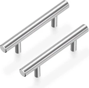 30 Pack Brushed Nickel Cabinet Handles 3 Inch Hole Center Drawer Pulls Stainless - Picture 1 of 3