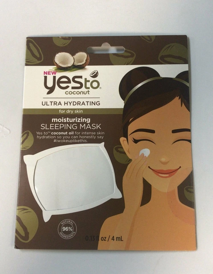 BRAND NEW Yes to Coconut Ultra Hydrating Moisturizing Sleeping Mask 0.13 fl.oz  - Image 1 of 1