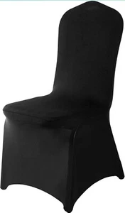 15 PCS Black Spandex Dining Room Chair Covers for Any Ocassion Stretches - Picture 1 of 7