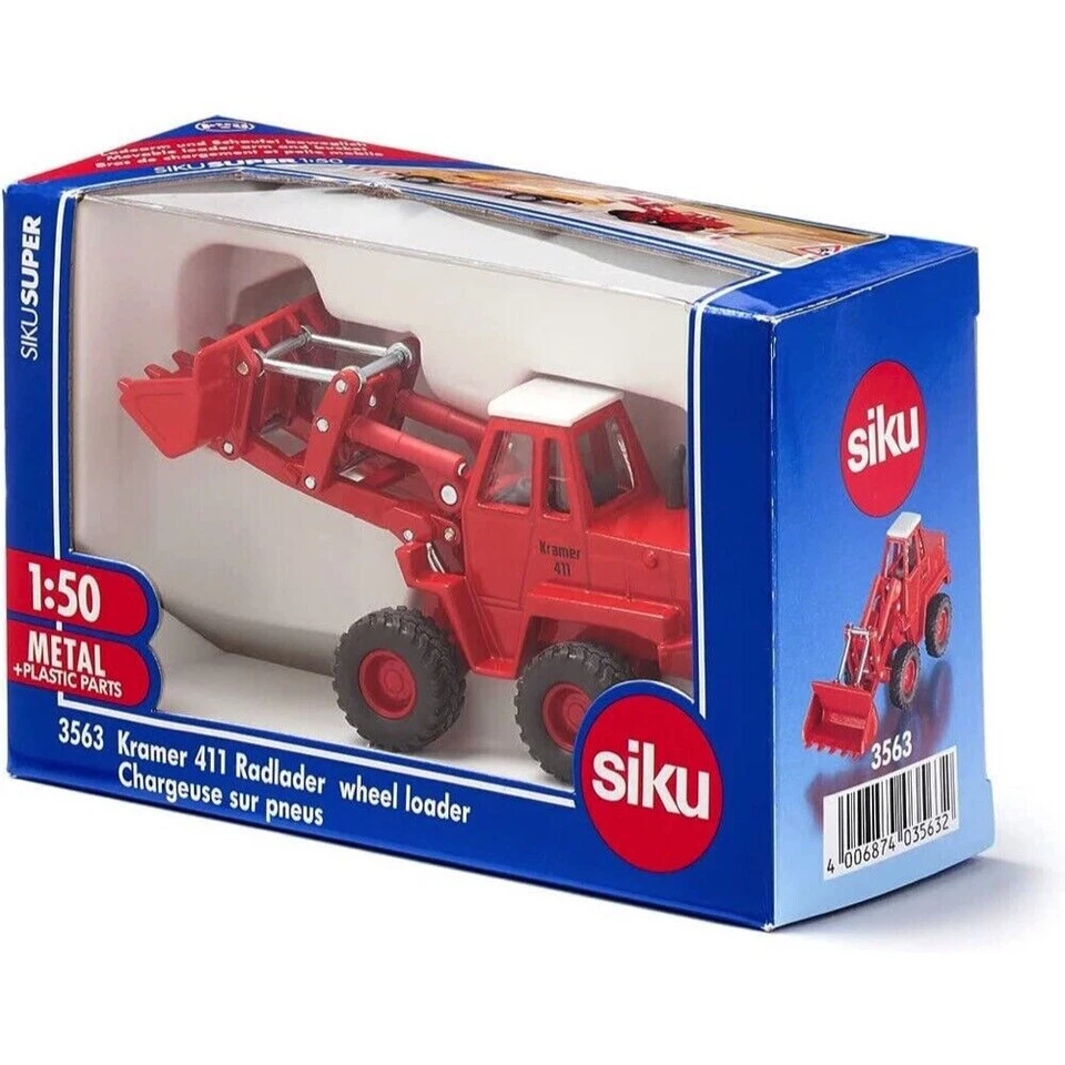 SIKU SUPER 1 50 N°3563 KRAMER 411 CARICATRICE SU RUOTE cod.27482