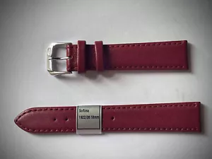 Cinturino orologio RHEIN FILS Softina, mattoni 18 mm rosso opaco colore nuovissimo - Foto 1 di 2