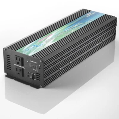 BRAND NEW PURE SINE WAVE POWER INVERTER 2000/4000 WATT 12V DC TO 120V AC! - Image 1 of 3