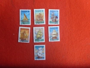 1994  TANZANIA  SET OF 7 SAILING SHIPS   STAMPS FINE USED - Picture 1 of 1