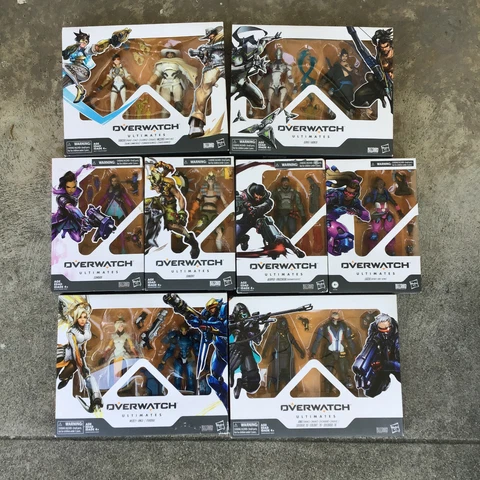 Lot of 8 Overwatch Ultimates Figures Packages Hasbro Blizzard Age 4+ Cover