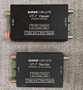 SUPER CIRCUITS VT-7 VIEWER & SENDER - NTSC/PAL FROM CCD CAMERA TO MONITOR - Picture 1 of 4