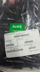 LOT OF 40 PCS. CUI SP-3501 AUDIOPLUG, 3.5MM, STRAIGHT, ST - Picture 1 of 1