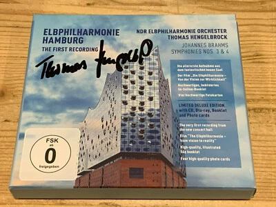 Signed by THOMAS HENGELBROCK Brahms Symhonies 3 & 4 SONY CD + BLU-RAY Signiert - Bild 1 von 2