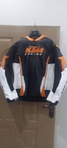 KTM Racing cowhide leather racing motorbike jacket - Foto 1 di 3