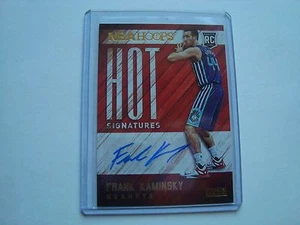 2015-16 Panini NBA Hoops Hot Signatures Frank Kaminsky Rookie Autograph - Picture 1 of 1