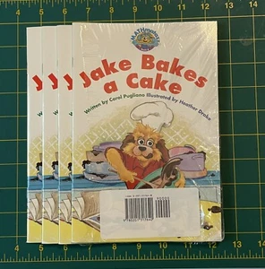 4 Children's MATHmatazz JAKE BAKES A CAKE Story Books by CTW and Math Publisher - Picture 1 of 5