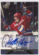 2004-05 UD Hockey All World Edition Matti Hagman Auto
