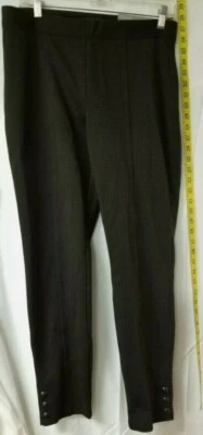 NUEVO $99 Talbots M Ajustado Tobillo Leggings Pantalones Oliva/Negro Foto 1 de 4