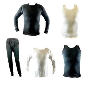 Mens Wool Blend Merino Longsleeve Thermal Top Pants Leggings Johns Underwear - Picture 1 of 8