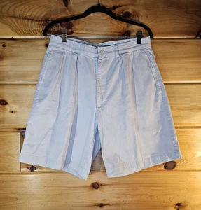 Polo Ralph Lauren Shorts Chino Mens 31 Khaki Pleated 8.5" Inseam - Picture 1 of 9