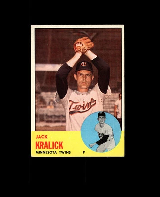 1963 Topps 448 Jack Kralick EX #D1,391127 - Image 1 of 2