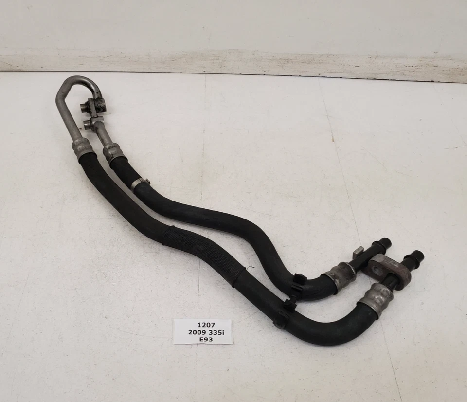 ✅ 07-15 Par de líneas de enfriador de aceite OEM BMW E84 X1 E90 E92 E93 335 motor N54 N55 Foto 1 de 4