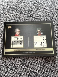 Mozart Beethoven Authentic Relic Trading Card Pieces Of The Past - Bild 1 von 5