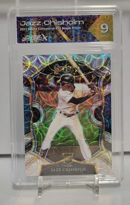 2021 Panini Select Jazz Chisholm #71 Concourse Level Scope Parallel Prizm Rookie - Image 1 of 2