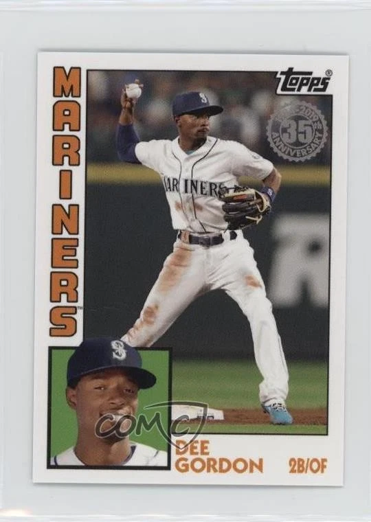 2019 Topps Mini 1984 Design Dee Gordon #T84-33 - Image 1 of 2