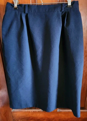 Falda lápiz Liz Baker Essentials azul marino para mujer 12 negocios carrera oficina  Foto 1 de 4