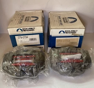 Volvo 240 1975-87 Brake Caliper With Pads Front Left & Right Pair Non-ABS Vented - Picture 1 of 11