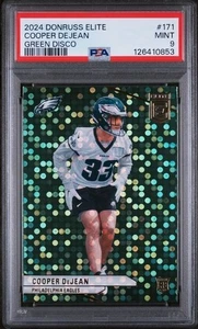 2024 Panini Donruss Elite - Rookies Cooper DeJean #171 Green Disco (RC) - Bild 1 von 2