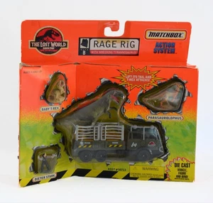 1997 Matchbox The Lost World Jurassic Park Rage Rig T-Rex Site B Action System - Bild 1 von 13