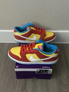 Größe 8,5 - Nike Dunk Low Pro SB 'Bart Simpson' BQ6817-602 NEU - Bild 1 von 5