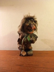 vintage heico troll puppe west germany hat noch kette an - Bild 1 von 9