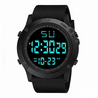 Waterproof Digital Sports Watch Military Tactical Wristwatch Stopwatch For Adult - Image 1 of 4