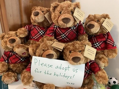 New Bloomingdale’s GUND Burberry Little Brown Bear 2025 Out Of Stock - Image 1 of 4